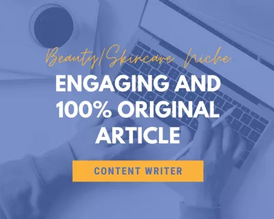I will be your beauty copywriter for skin and hair care or beauty products